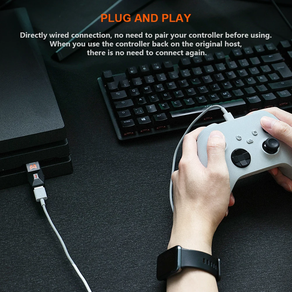 닌텐도 스위치 PS4/PS5 XBOX 콘솔용 유선 게임패드 어댑터, 빅빅 원 R90