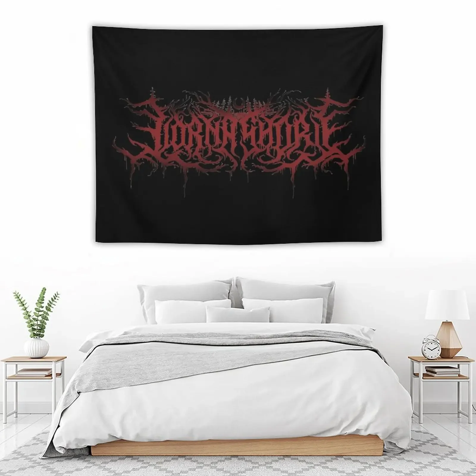 Lorna shore in red Tapestry Room Decorator Tapestry