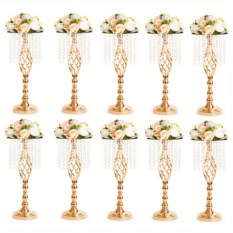Metal Flower Vases Set for Wedding Centerpieces