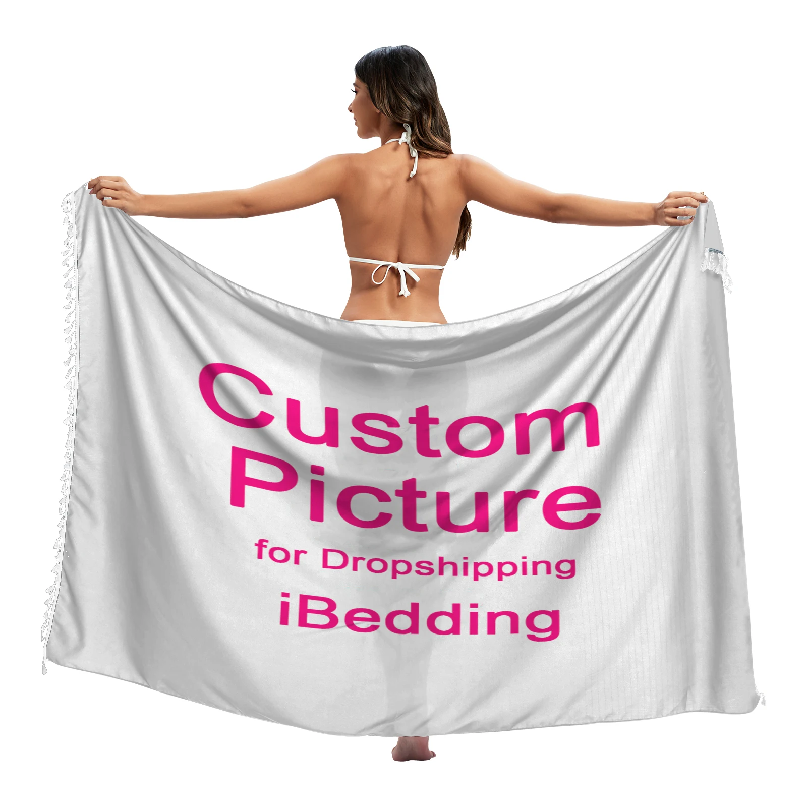 Bath Tassel Towel Printed Travel Dress Beach Towels Yoga Mats for Adult