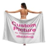 Custom Bath Tassel Towel Customized Printed Summer Travel Dress Beach Towels for Adult Yoga Mats DropShipping 1