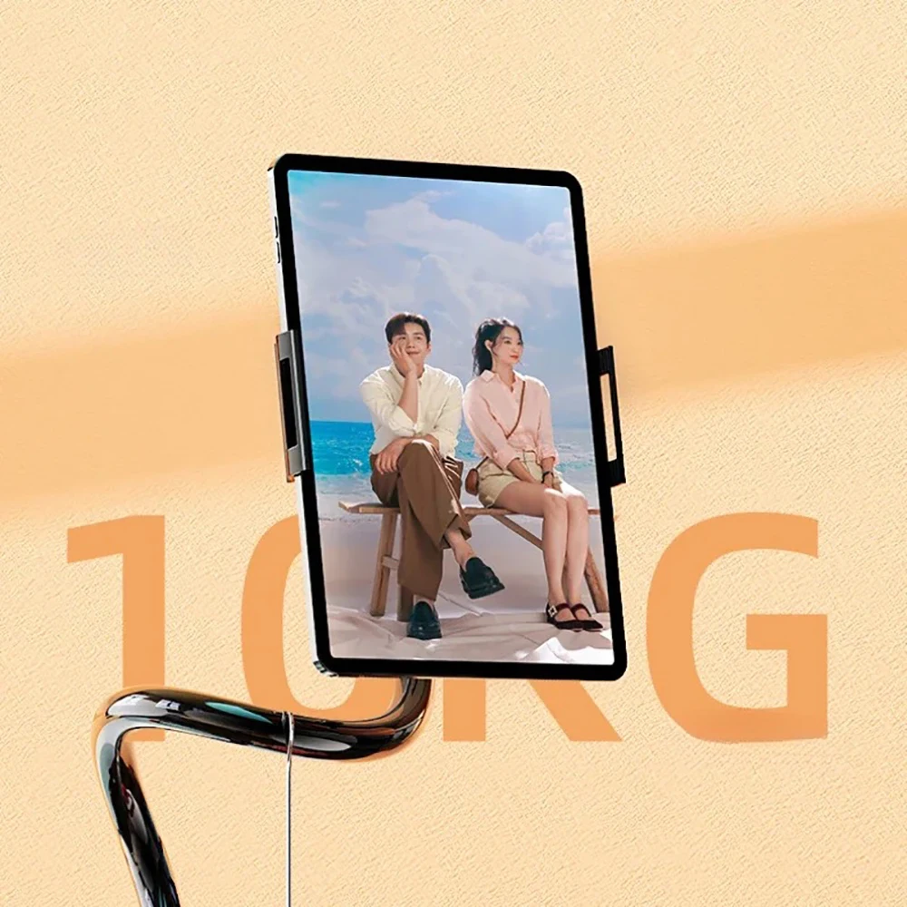 Lazy Bedside Phone Tablet Holder Flexible Gooseneck 75cm Clip Stand For iPad Samsung Xiaomi 4-11" Bed Desktop Bracket Mount