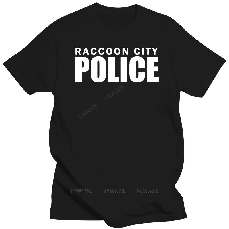 

Humor t-shirt sleeve Raccoon City Polices T Shirt Fit Designing Basic Novelty Normal S-XXXXXL Tee Shirt Spring Autumn tshirt