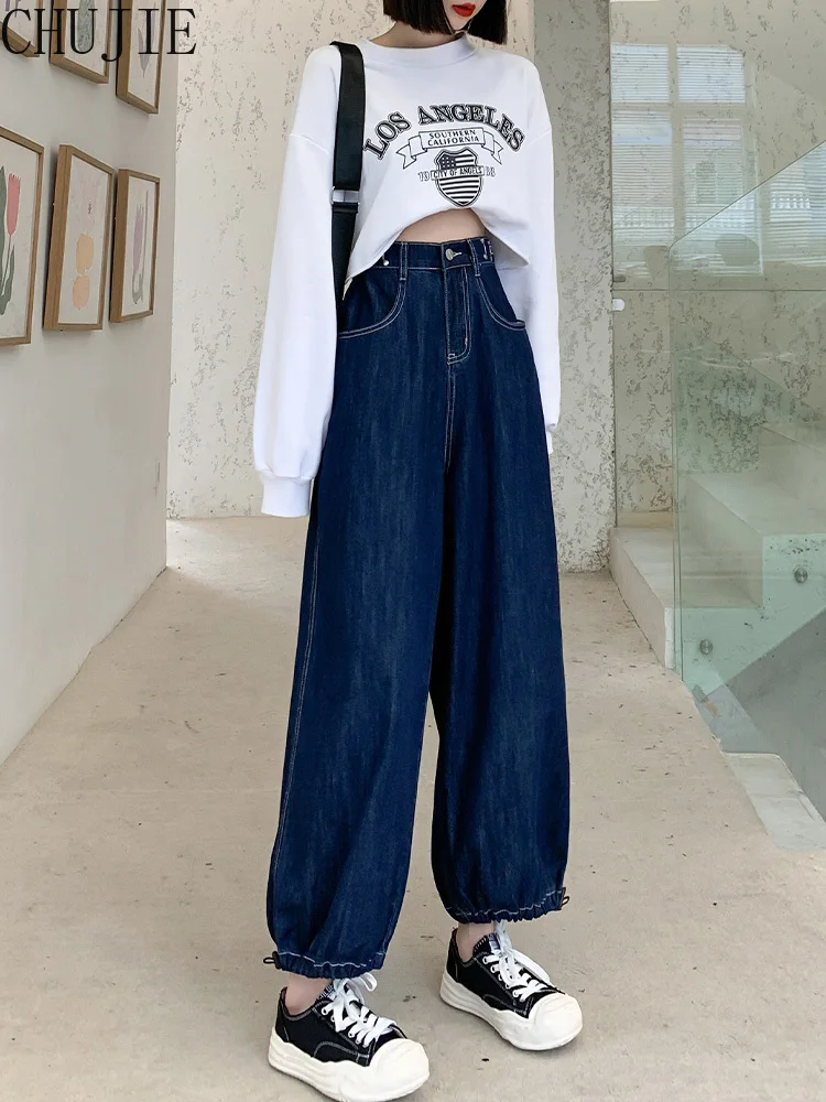 Large Size Jeans Women Loose Cozy Baggy 