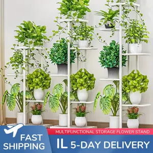 Pot De Fleurs Sur Pied Avec Support En Bois, Support D'exposition,  Jardinière Pour Intérieur, Bureau, Salon, Décoration - Pots À Fleurs &  Jardinières - AliExpress