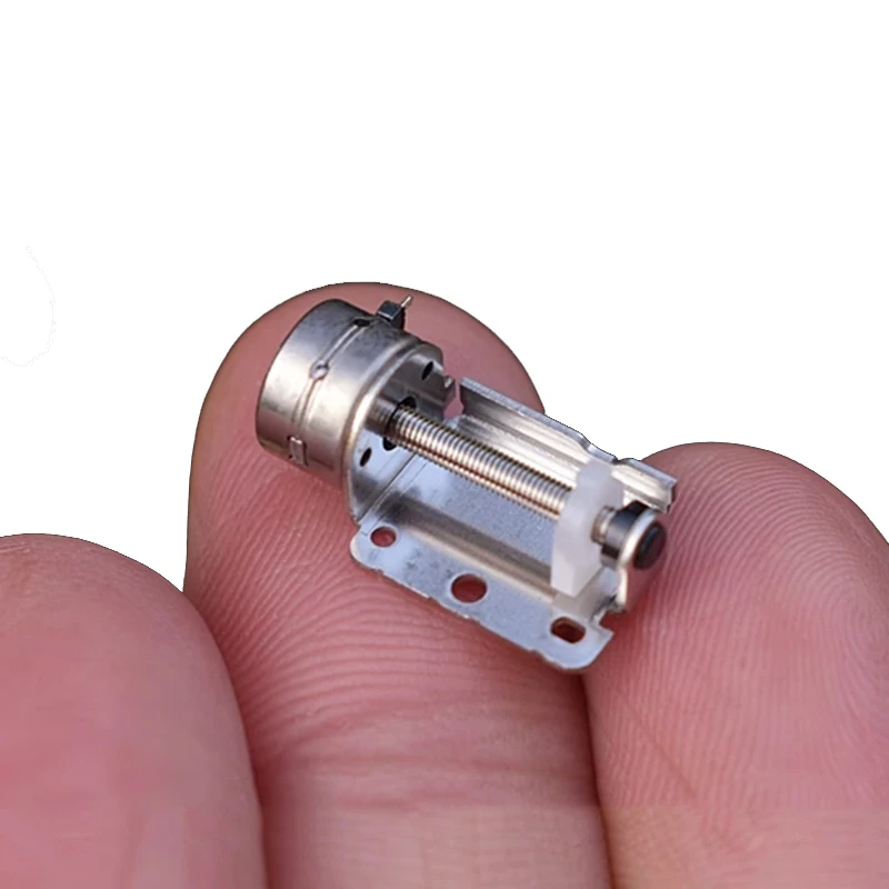 Nidec Mini Tiny 7mm Stepper Motor Micro 2-Phase 4-Wire Stepping Motor Linear Slider Lead Screw Shaft Moving Block Nut DIY Camera