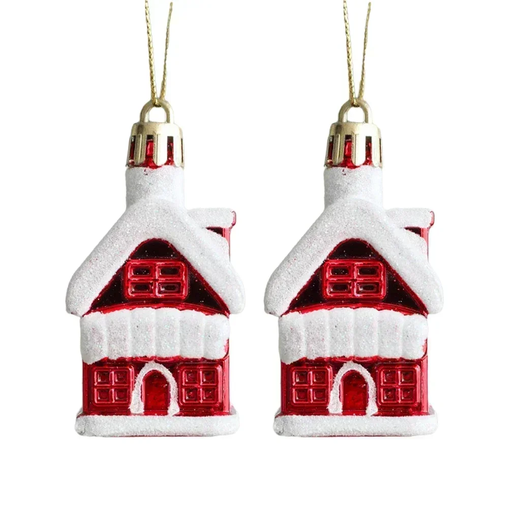 thumbnail image 1 of 2pcs Snowman Christmas Balls Ornaments Xmas Tree Hanging Bauble Pendant Christmas Decorations For Home New Year Party Navidad, 1 of 5