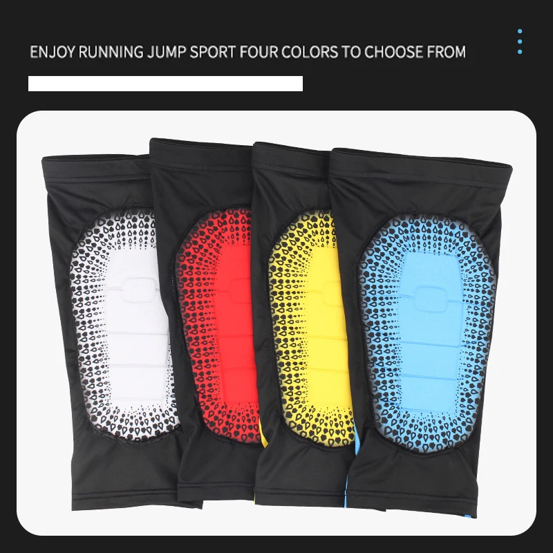 Thicken Eva Padded Leg Shin Guards Protector Anti-Collision Calf Sleeves Running Football Shin Guards Soccer Support Canilleras