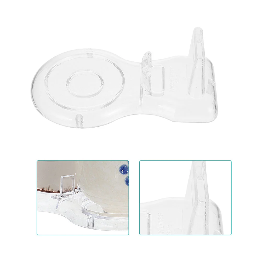 2 Pcs Cup Disc Bracket Saucer Display Holder Stand Coffee Mug Rack China ganizer Plates Shelf Tumbler Storage Bathroom Fixture