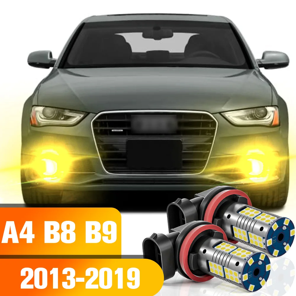 

Front Fog Light 2pcs LED Bulb Accessories For Audi A4 B8 B9 2013 2014 2015 2016 2017 2018 2019