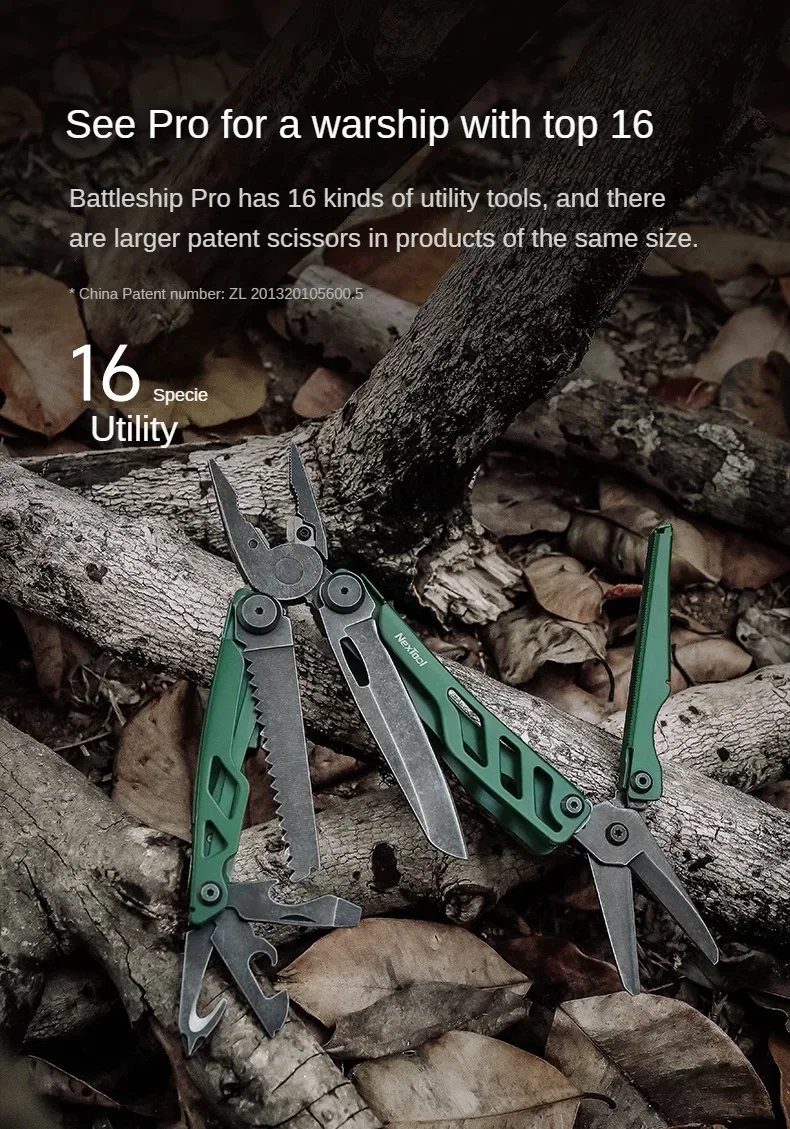 NexTool New Flagship Pro 16 in 1 Multi tool Pliers Folding