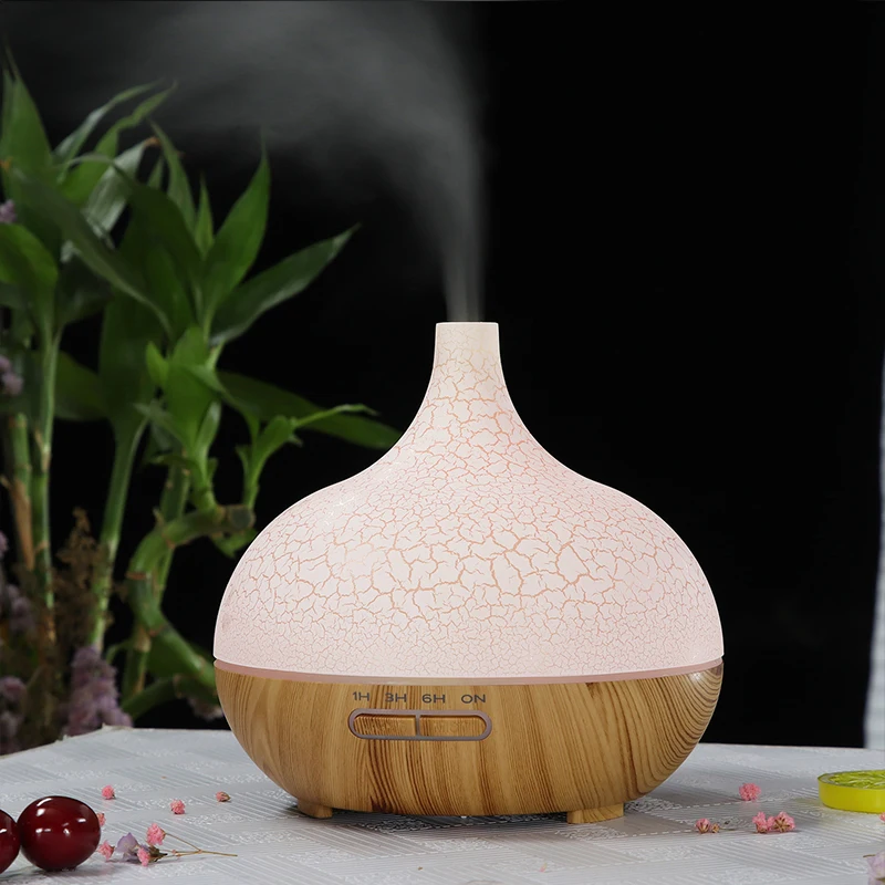 

Crack Aroma Diffuser Humidifier Essential Oil Diffuser Ultrasonic Wood Grain Aroma Diffuser Humidifier Air Aromatherapy Machine