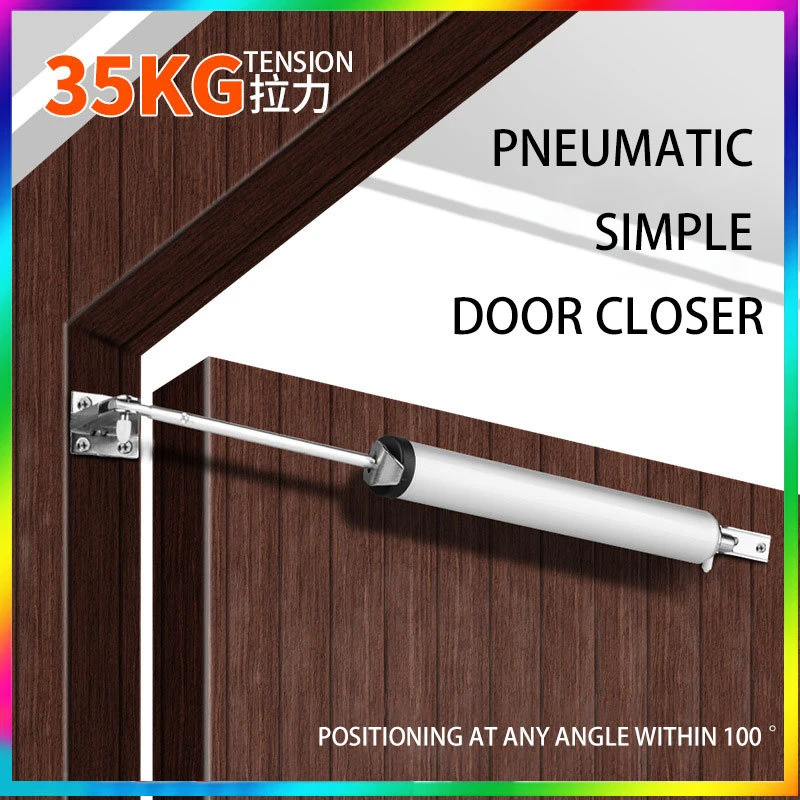 Pneumatic Door Closer Soft Close Automatic Door Close Stop Door