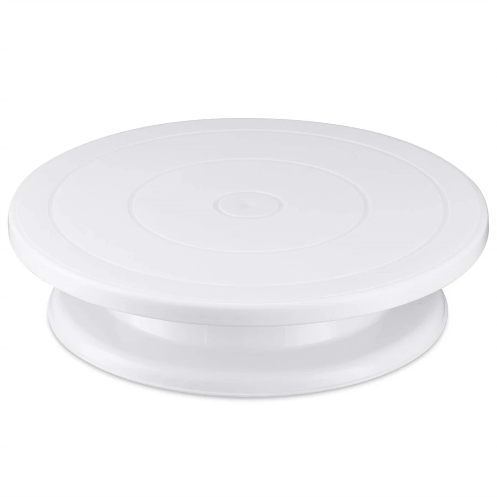 11inch Plastic Cake Turntable Rotary Stand for Dough Pastry Decorating and Baking cake turntable baking supplies cake tools rotating bearing turntable