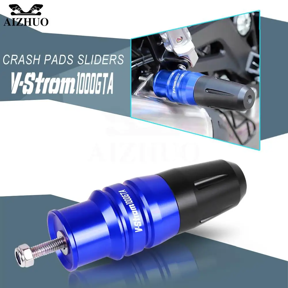 Per Suzuki Vstrom1000 Gta V-Strom1000 Gta 2012-2018 Moto Frame Crash Bar Case Sliders Crash Pad Cursori Di Scarico Crash Protector