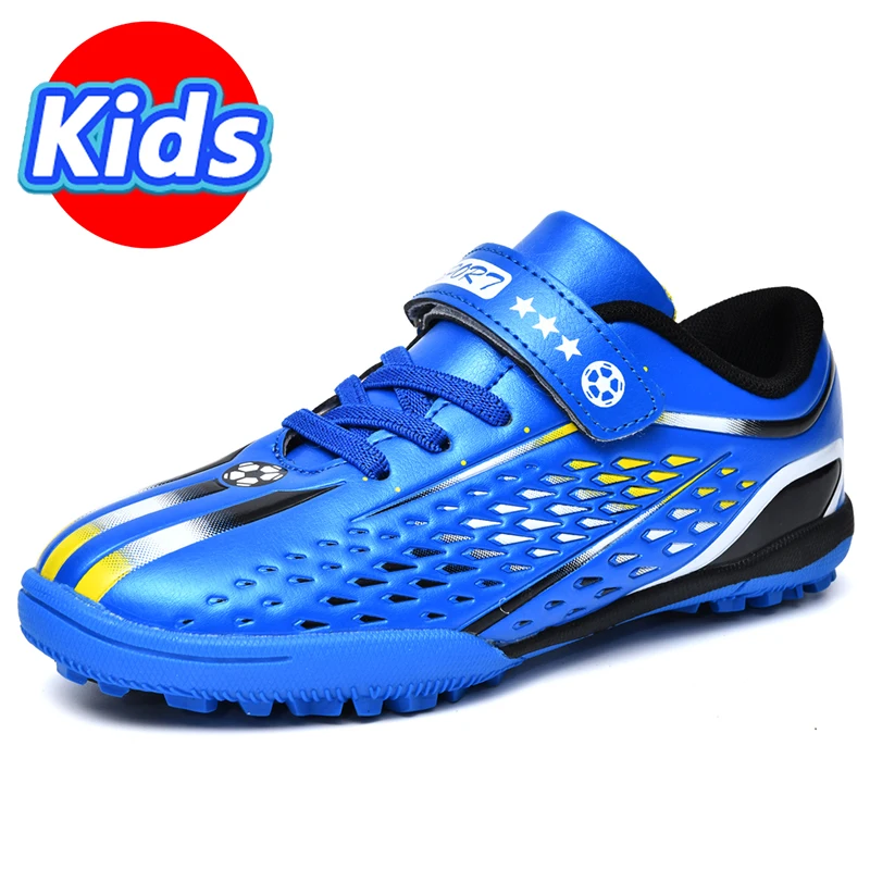 Football Shoes TF：TURF Kids Soccer Shoes Teenagers Children Soccer Cleats Junior Football Shoes Boys Girls Sneakers Sport Training