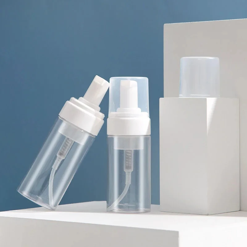 Foaming Pump Bottle Facial Cleanser Portable Plastic Foam Bottles Refillable Lotion Shampoo Dispenser 100ml/120ml/150ml/200ml