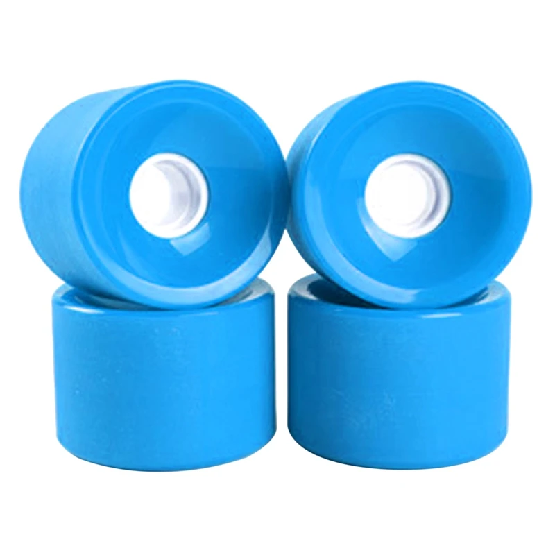 

4 Pack Skateboard Wheels PU Wearable Flexible Durable 70X51mm Skateboard Rebuilding Or Repair Kit