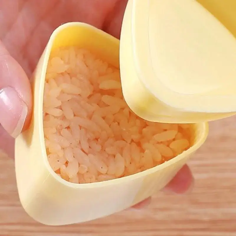 새로운 DIY 스시 몰드 오니기리 밥볼 푸드 프레스 삼각 스시 메이커 몰드 일본 가정용 주방 도시락 액세서리 도구