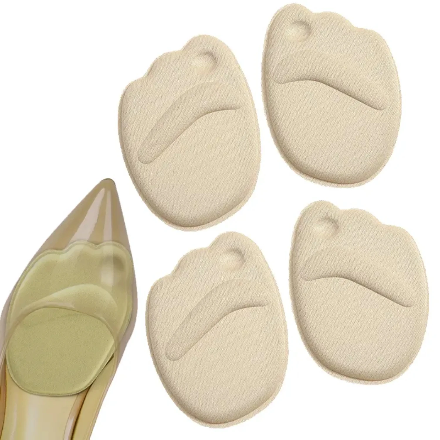 Comfortable Soft Metatarsal Pads for Women-Half Insoles for Shoes, Cushioned Foot Inserts Sneakers, Premium Foot Cushions