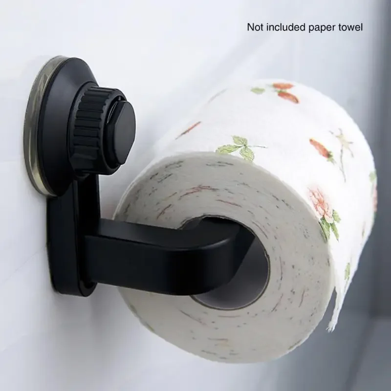Suction Cup Rack Kitchen Bathroom Storage Waterproof Moisture Proof Towel Accessories Shelf Toilet Paper Holder Wall Mounted