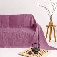 100% Linen Sofa Cover ,Premium Quality Sofa Slipcover, Soft Couch Chair Cover for Living Room Bedroom LOVESEAT Home Textile 1