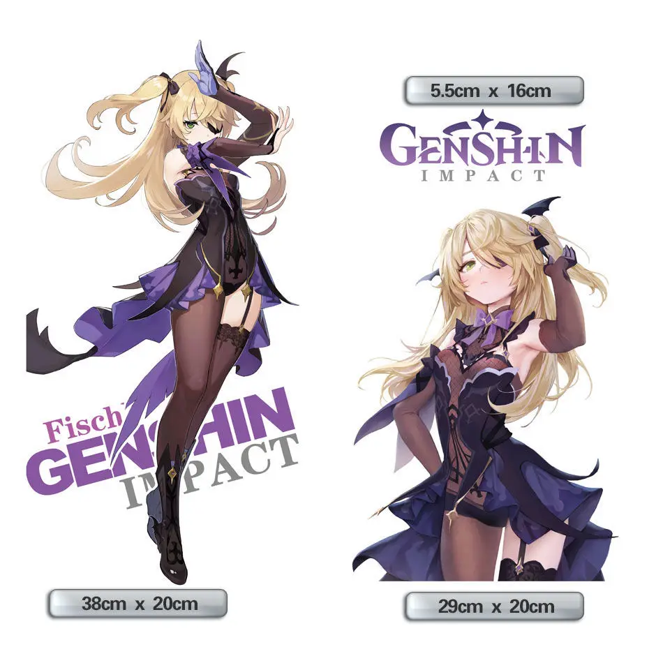 200PCS Genshin Adesivi, Adesivi Genshin Impact Animati