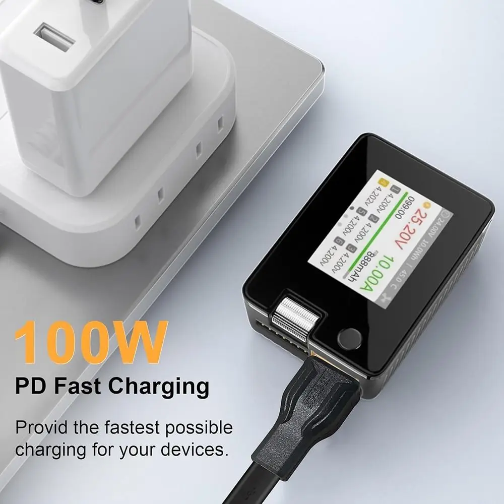 5525 7450 USB C to XT60 Adapter 100W 20V/5A DC Charging Adapter Male to Female for Airplane Model Energy Storage Outdoor Power