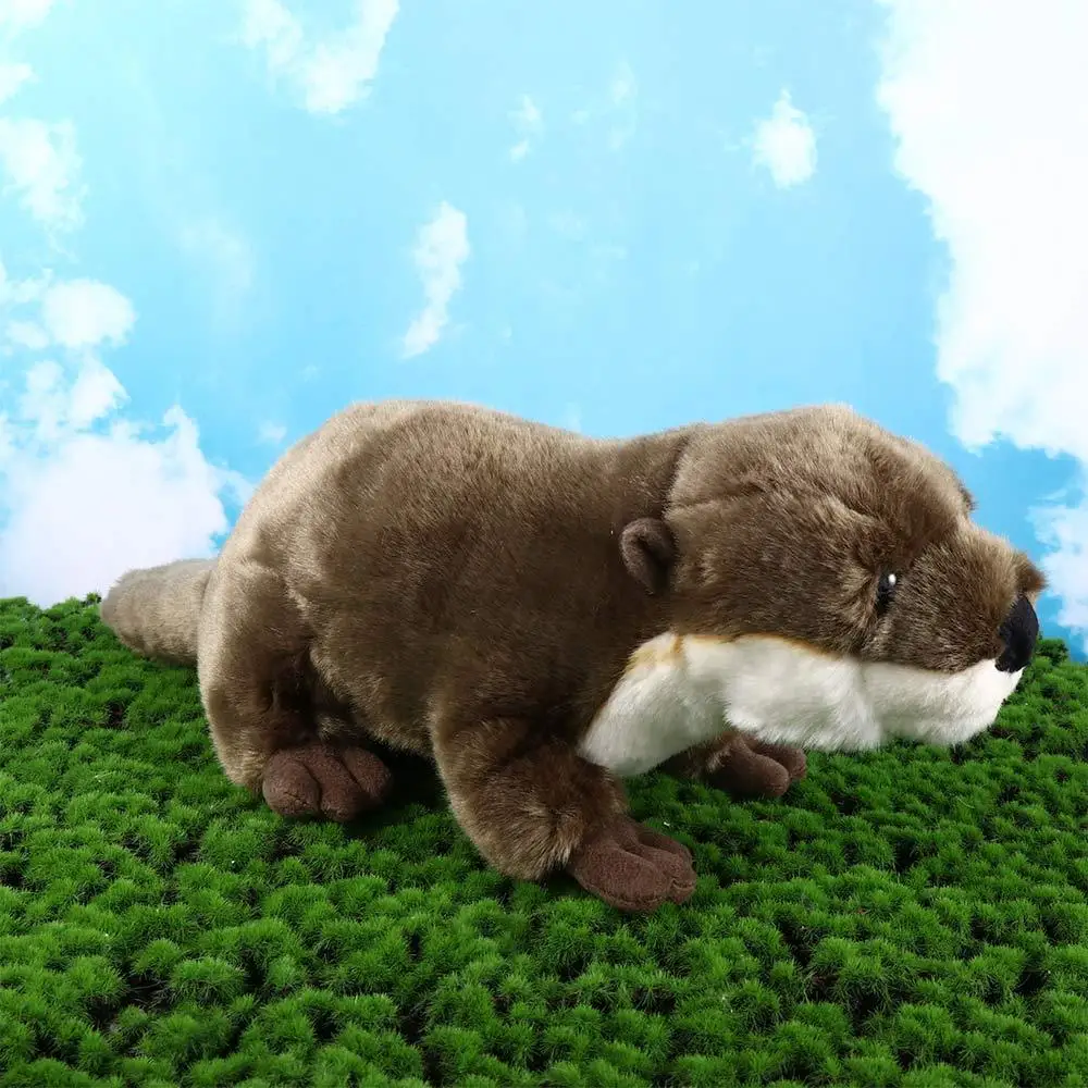 

Children Christmas Gift Soft Lifelike 46cm Animal Plush Toy Stuffed Animal Otter Plush Toy Simulation Otter Otter Stuffed Dolls