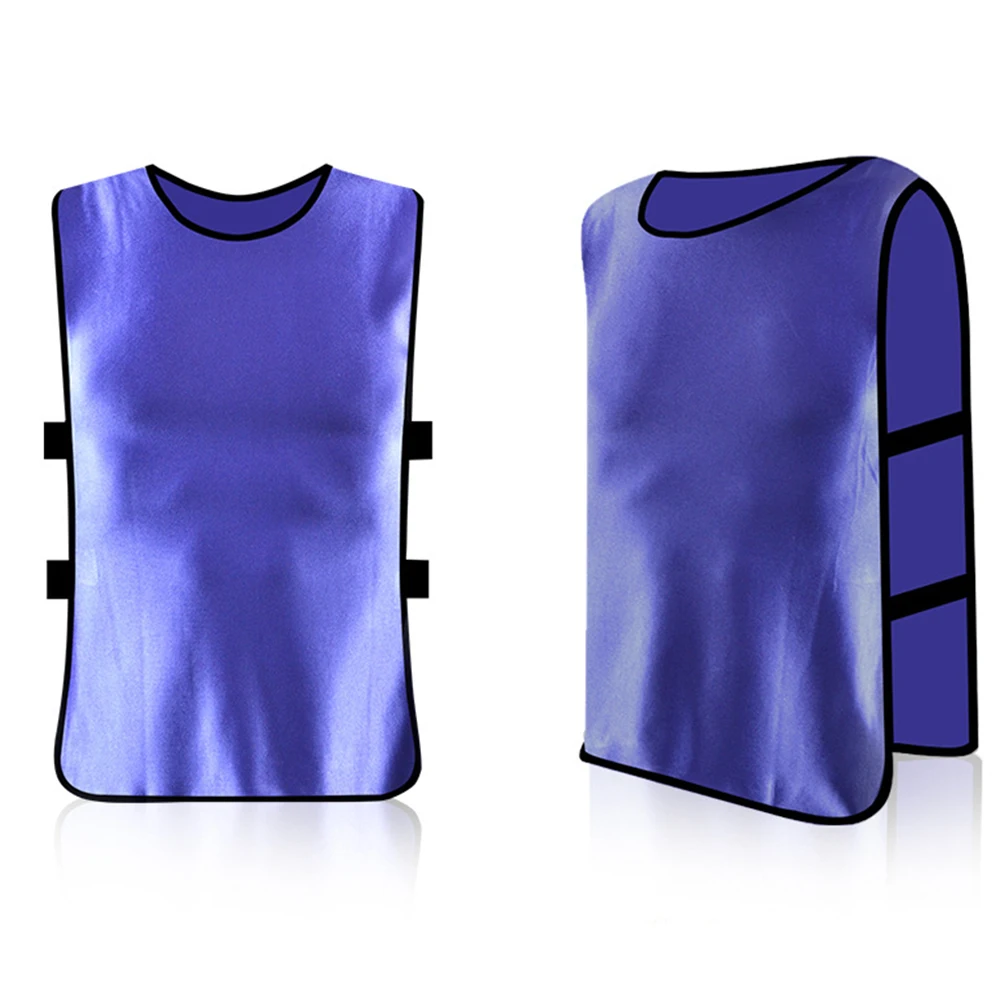 1pc Football Vest Jerseys Rugby 12 Color Fast Drying Lightweight Mesh Polyester Sports Training Breathable Jerseys Loose Fitment