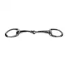 Stainless Steel Horse Snaffle, Bit Tack, Training Bit, Portable,with Rings,Horse Mouth Bit,Horse Chewing Snaffle for Outdoor 3