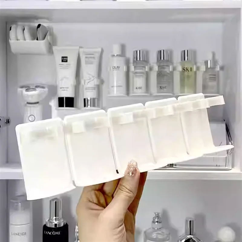 

1PC Facial Cleanser Storage Rack Wall Mounted Non Perforated Wall Mounted Bottle Rack Storage Rack Tool