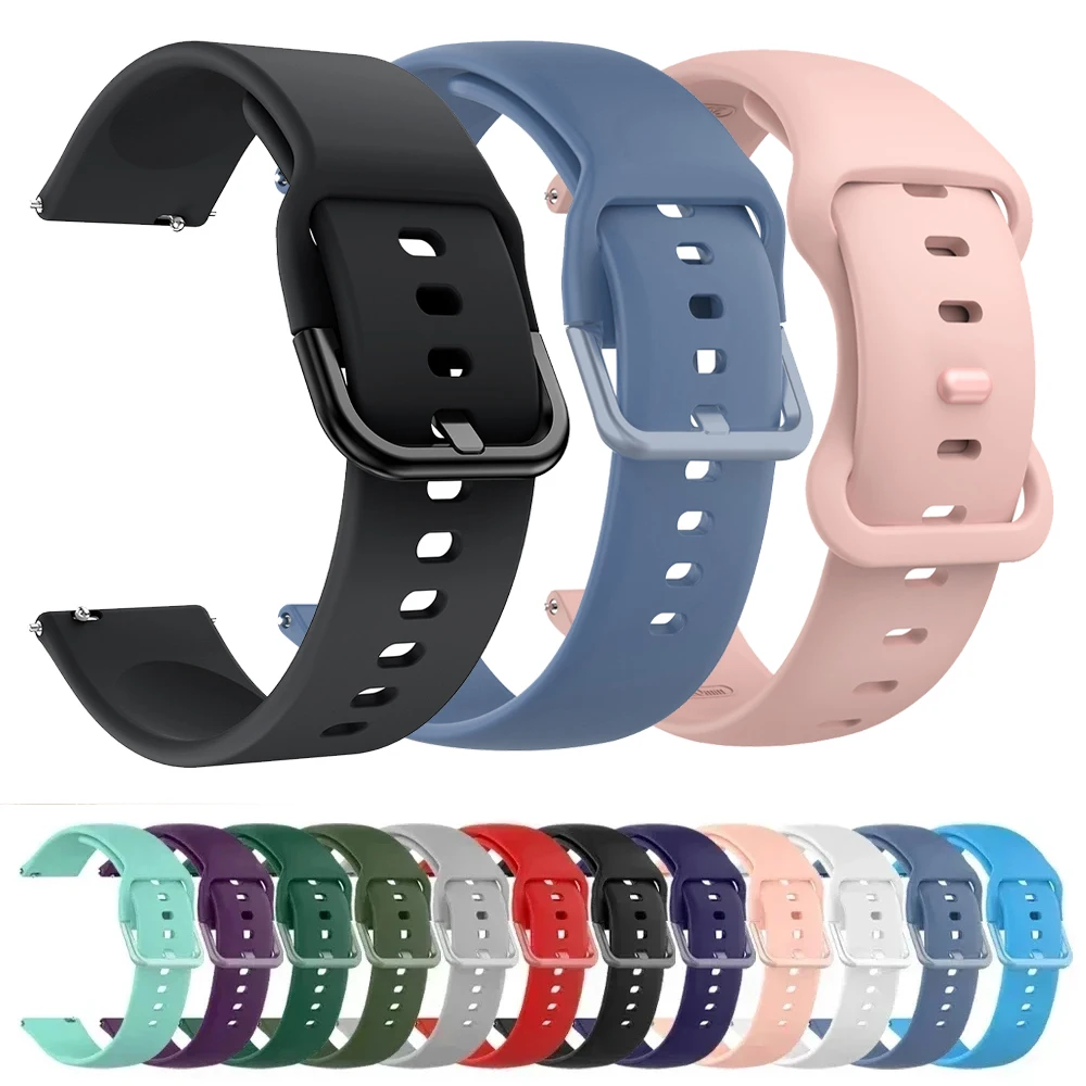 Silicone Smartwatch Band - Adjustable Sport Strap
