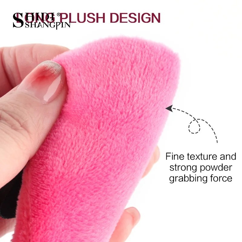 1 PC Triangle Powder Puff Face Makeup Sponge Cosmetics Soft Cotton Fixed Makeup Powder Puff Washable Velvet Beauty Tools 4