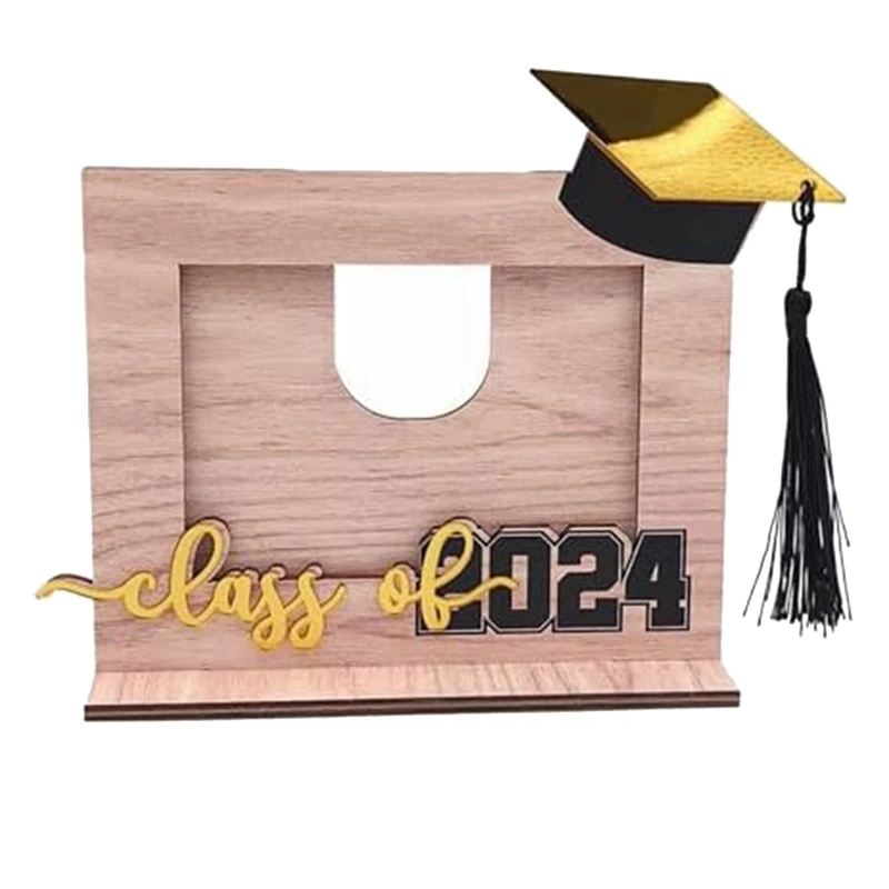 Hot Three-Dimensional Table Graduation Season Gift Wooden Ornaments Photo Frame Holiday Graduation Commemorative Gift