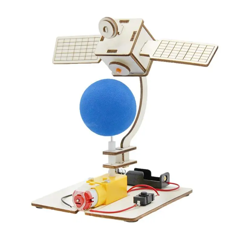 

Orbiting Satellite Model Rotating Orbit Satellite Aerospace Model DIY Handmade Science Gizmo Space Station Toy Learning Toy