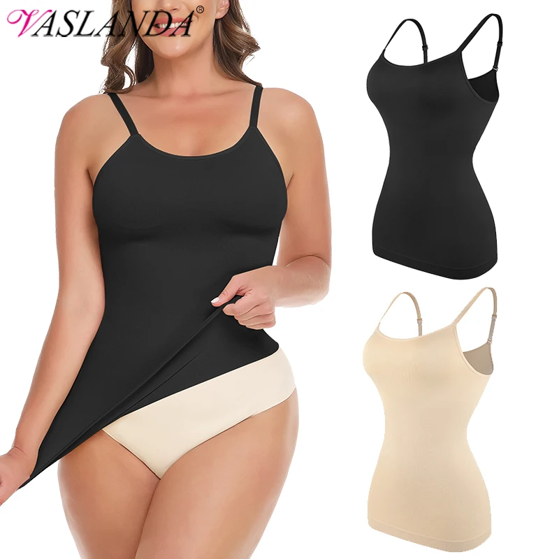 Women's Tummy Control Shapewear Smooth Body Shaping Camisole Tank Tops Slimming  Underwear Seamless Compression Body Shaper Vest - AliExpress