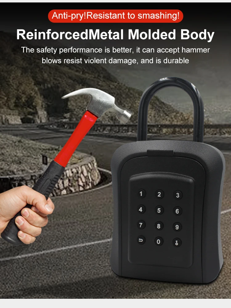 TTLock Wireless Key Box Waterproof Key Safe Security Intelligent Password Storag
