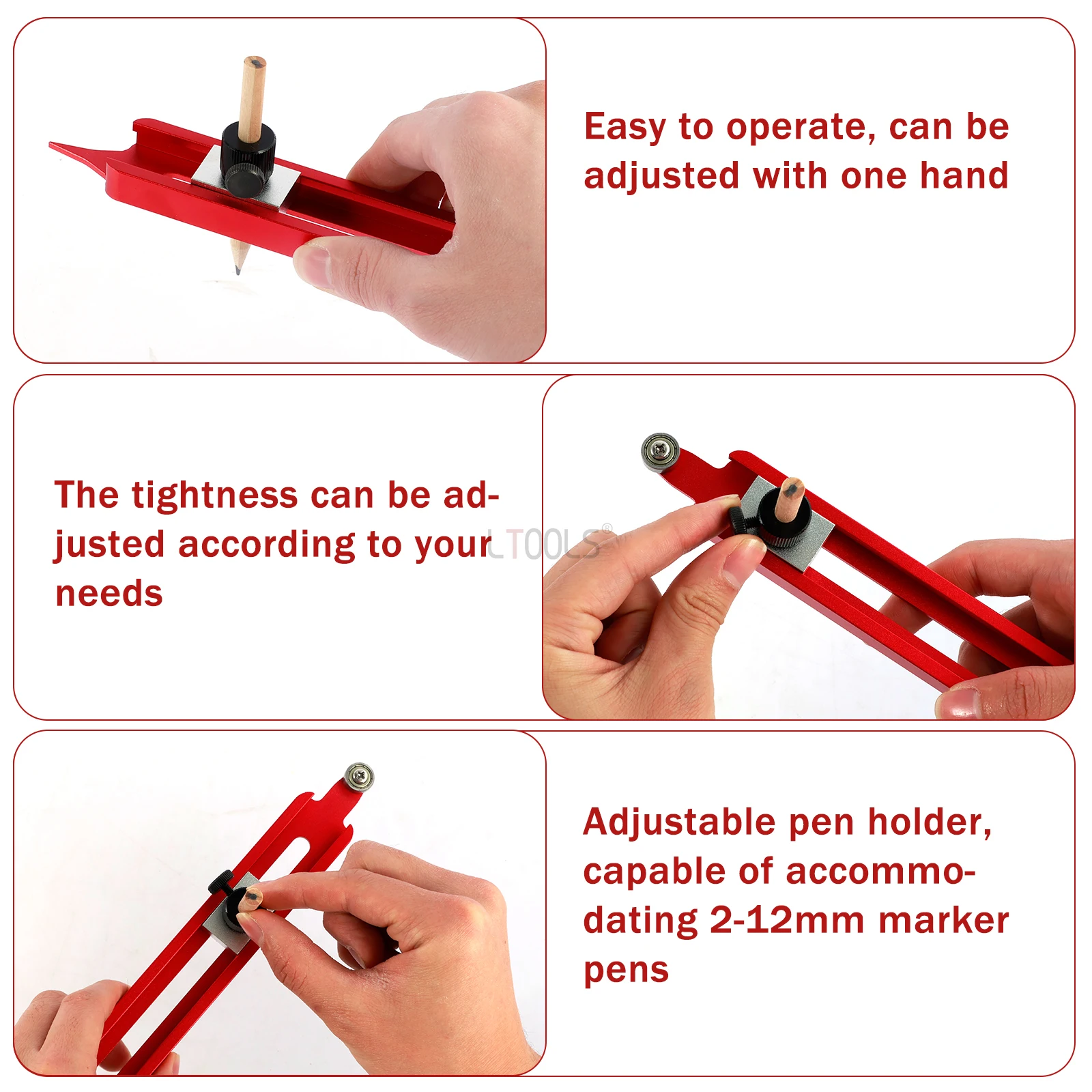 U-Scribe Jig Systainer Woodworking Kit | Complete Scribing Jigs Set With Storage Case For Carpentry & Fitting