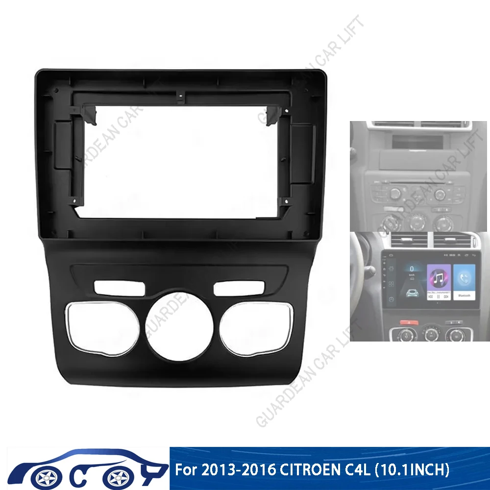 9 inch radio fascia for hyundai elantra i 35 2014 dash installation trim kit android audio gps dvd navigation frame stereo panel For 2013-2016 CITROEN C4L (10.1INCH)Car Radio Fascias Android GPS MP5 Stereo Player 2 Din Head Unit Panel Dash Frame Installatio