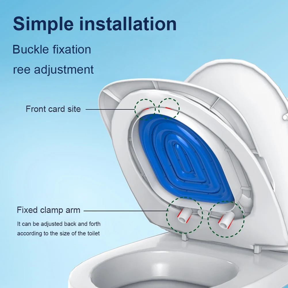 Cat Toilet Trainer Reusable Detachable Cat Potty Training Kit Litter Box Mat Plastic Toilet Cleaning Accessories