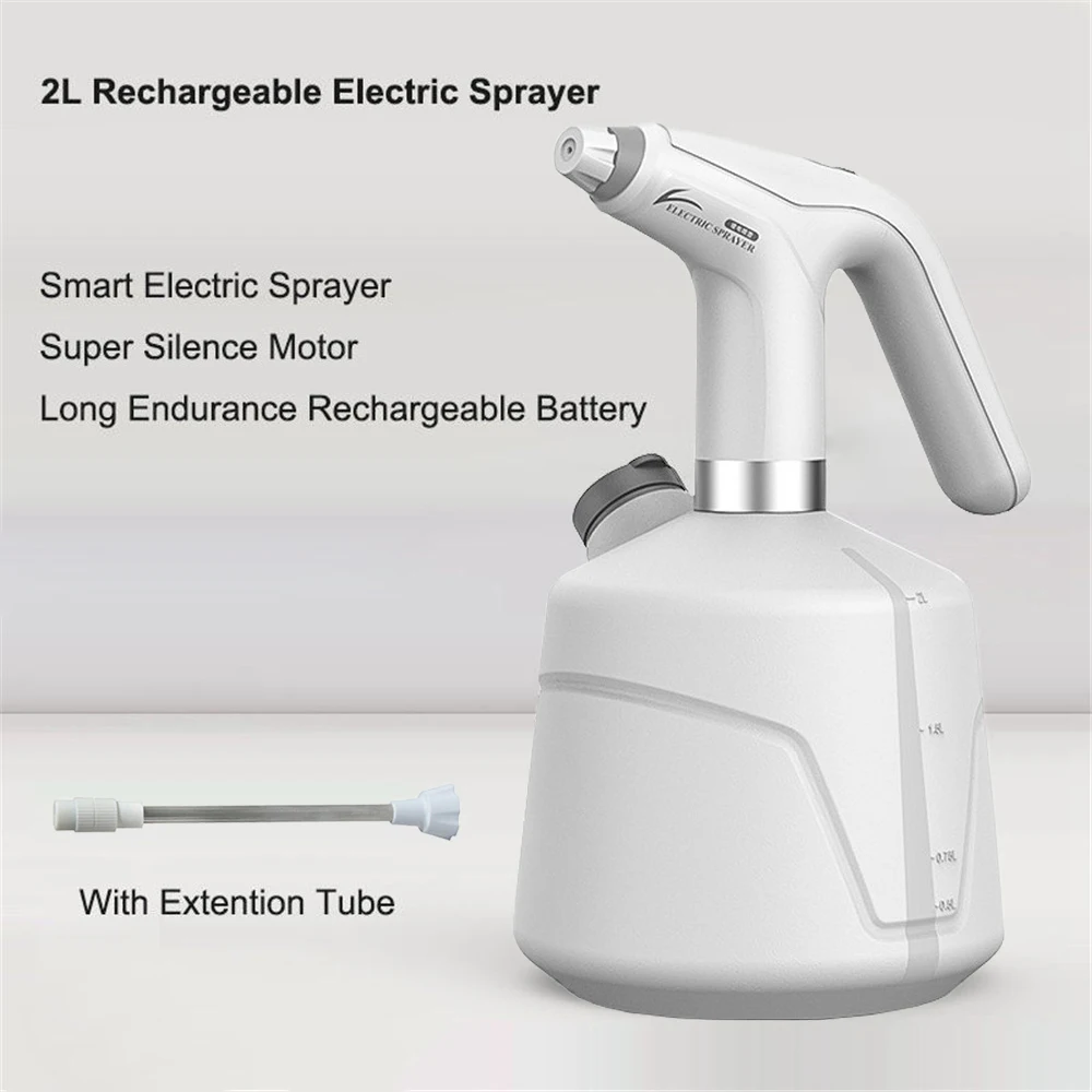 

Электрический распылитель для садоводства, портативный заряжаемый автоматический распылитель воды, принадлежности для орошения, 2 л
