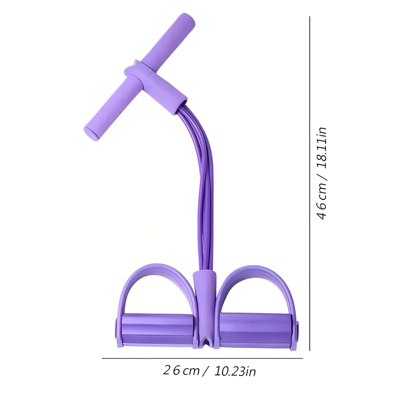 Set Fascia Elastica 4 Tubi BESPORTBLE - Corda Tensione Per Yoga, Fitness, Dimagrimento E Bodybuilding