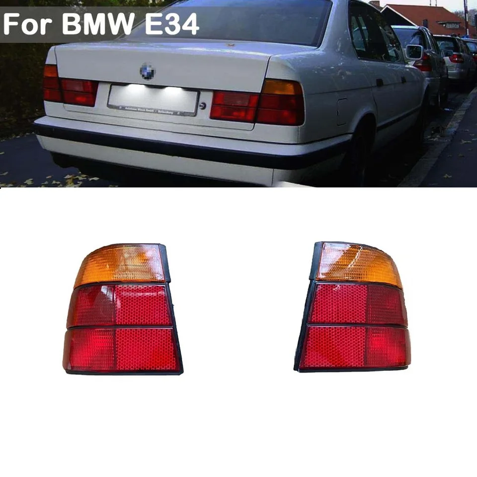 Rear stop Brake Tail Light lamp for BMW 5-Series E34 1988 1989