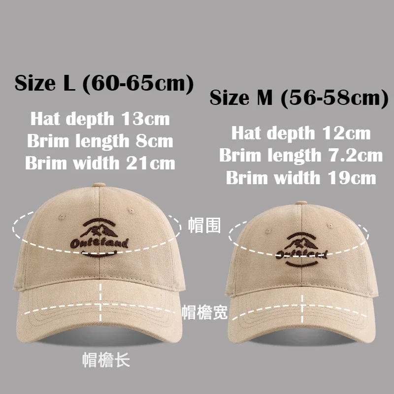 XXL OverSize Baseball Caps Letters Big Head Soft Cotton Extra Large Size Women's Low Profile Golf Hats Big Size Caps For Men
