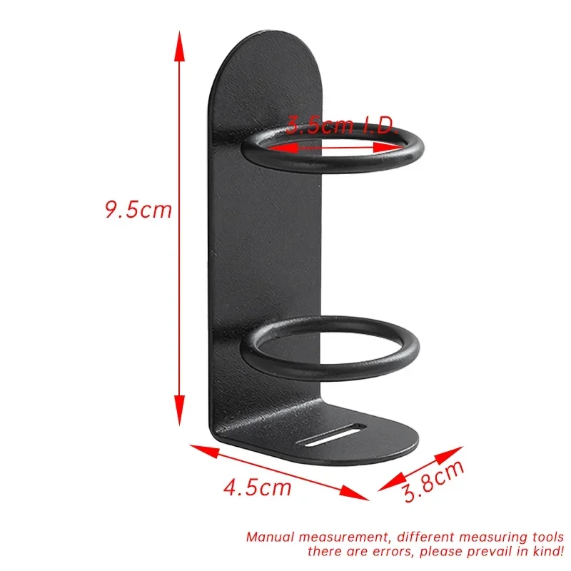 Wall-Mounted Electric Toothbrush Holder Metal Tooth Brush Holder Razor Storage Shelf Space Saving Bathroom Accessories