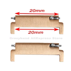 Enhanced Watch Band Adapter with Quick Release Metal Connectors and Spring Bars (Rosegold - 20 to 20mm)