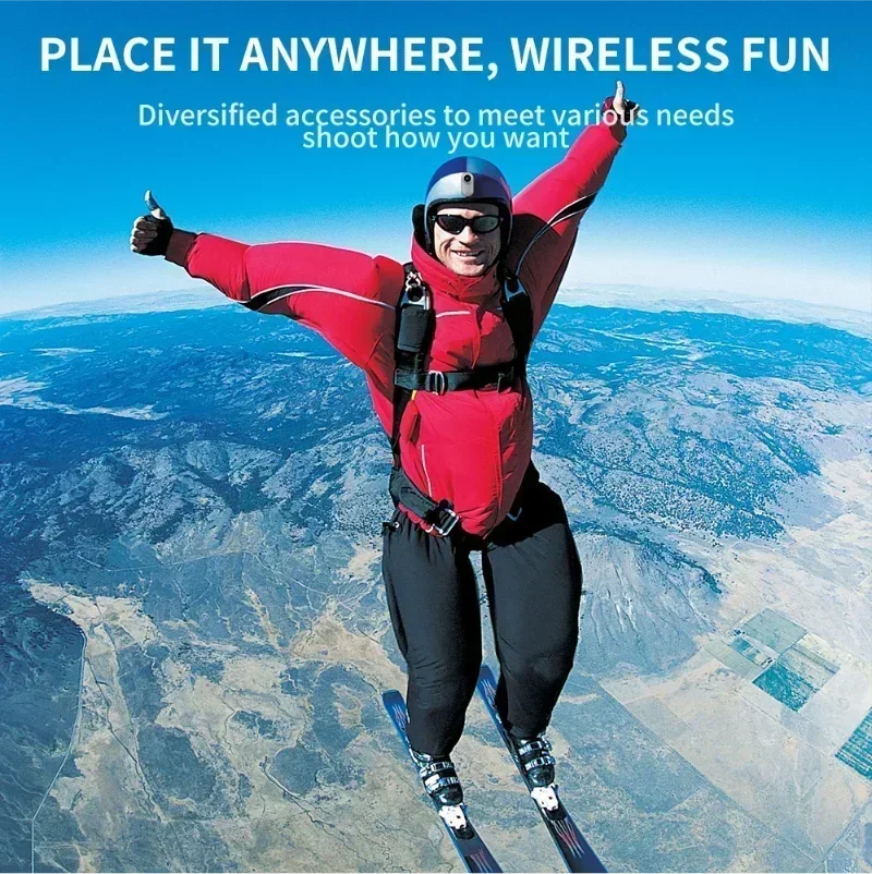 Camera 1080P Full HD Head Mounted Magnetic Attraction Motion Camera DV Sport Video Recorder Helmet BikeAction Anti Shaking Mini 5