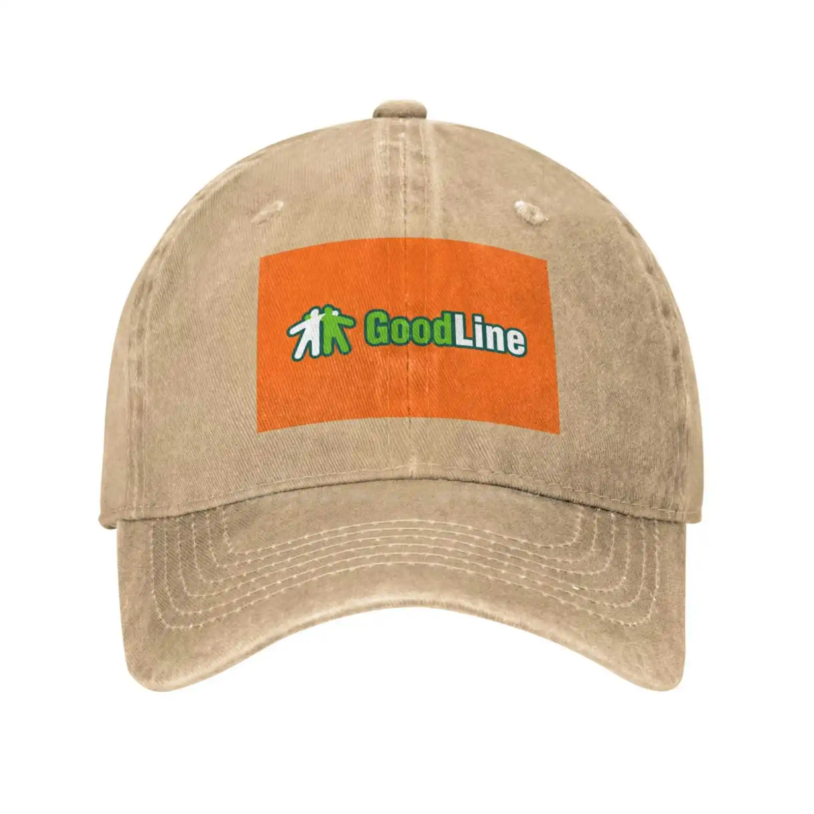 

Бейсболка из денима с логотипом Goodline