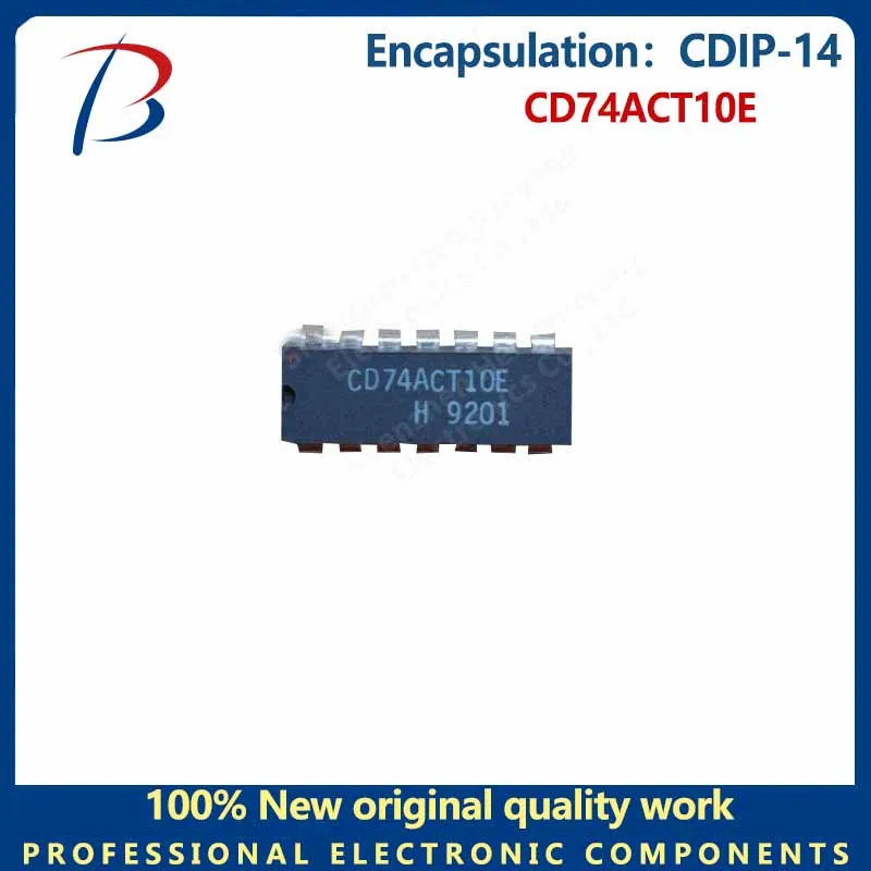 5PCS CD74ACT10E package CDDIP-14 logic gate chip